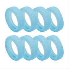 8Pcs Suitcases Wheel Covers,Silicone Luggage Compa
