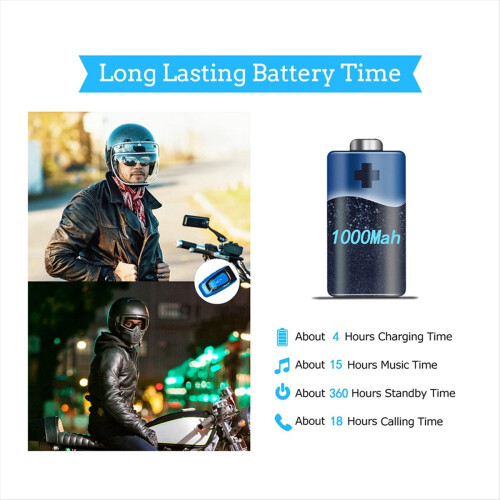 Bluetooth 5.0 Motorcycle Helmet Headsets Headphone 1