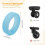 8Pcs Suitcases Wheel Covers,Silicone Luggage Compa 4