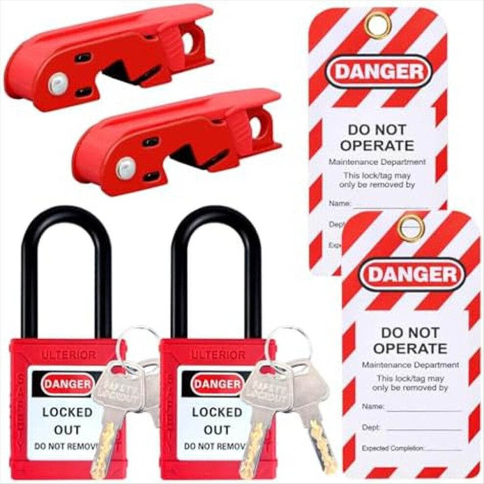 Circuit Breaker Lockout Set, Lockout, Tagout Tag, 4853967080341