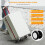 8Pcs Suitcases Wheel Covers,Silicone Luggage Compa 5