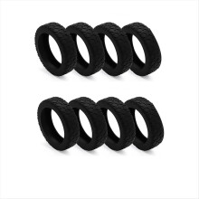 8Pcs Suitcases Wheel Covers,Silicone Luggage Compa