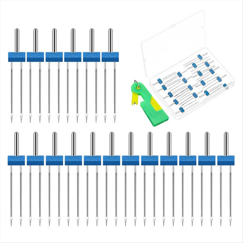 18Pcs Twin Needles for Sewing Machine, Double with