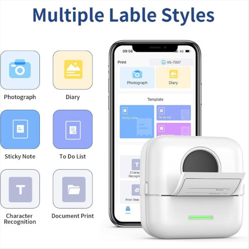 Mini Thermal Printer X5 Bluetooth Pocket Portable 2