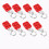 8 Pack Lock Out Tag Hasp,Tamper-Proof Lockout Padl 5