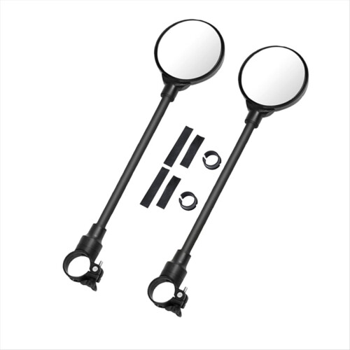 2PCS Bicycle Bike Mirror 360 Adjustable HD Acryli