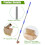 Weed Brush 60INCH Long Handle, Manual Crevice Weed 4