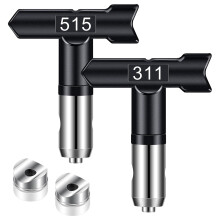 2 St Airless Färgsprutspetsar Vändbara Sprutspetsar för Airless Färgspruta Maskin Sprayer Färgmunstycken
