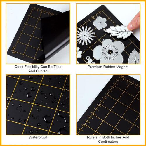 6inchx8.9inch Magnetic Spacers with Card Size Grid 1