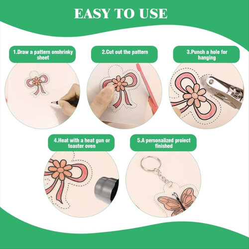 Shrink Plastic Sheet Kit W Blank Sheets Shrinky Ar 2