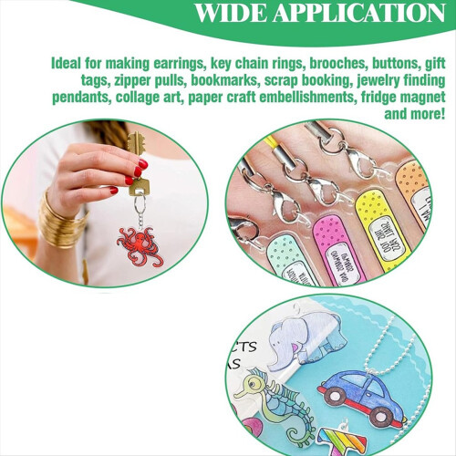 Shrink Plastic Sheet Kit W Blank Sheets Shrinky Ar 1