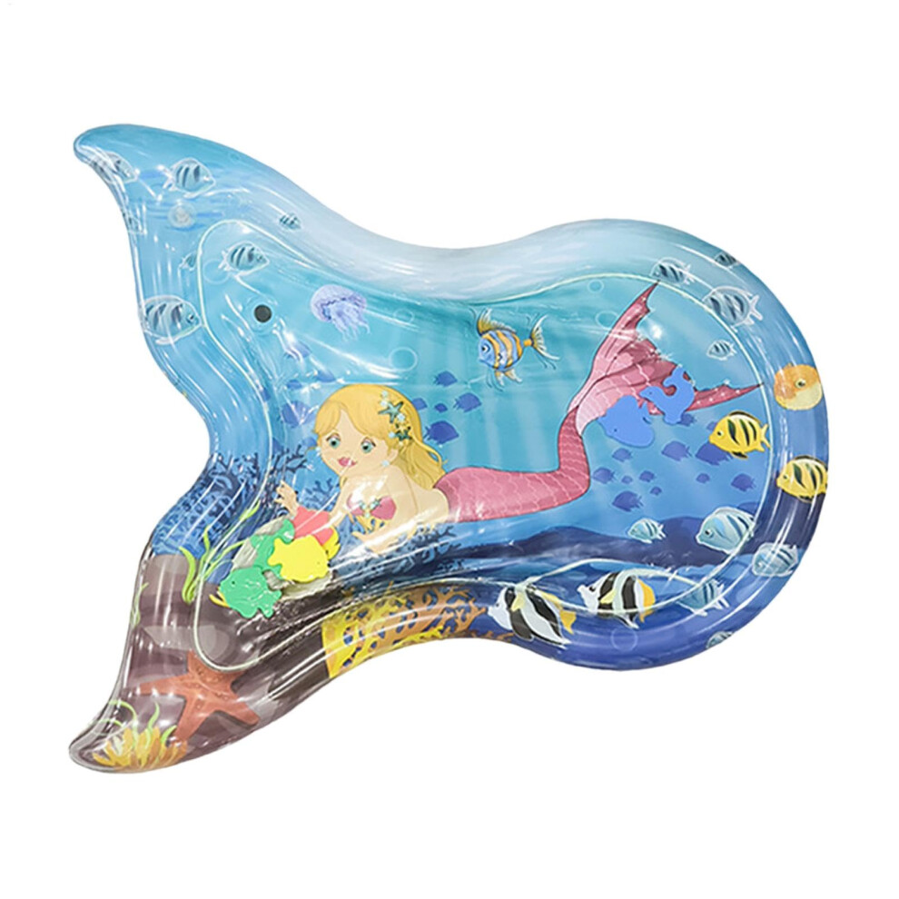 Inflatable Water Pad, WaterSensing Patting Play Mat, Foldable Crawling Training Pad For Floor, Grass, Smooth Surfaces