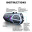 LX5 Motorcycle Helmet Headphones Mesh Intercom for 6