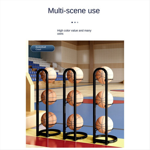 Three-Layer Iron Basketball Stand, for Volleyball, 1