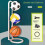 Three-Layer Iron Basketball Stand, for Volleyball, 6