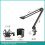 Mic Arm Stand for Recording,Podcasting,Adjustable 2