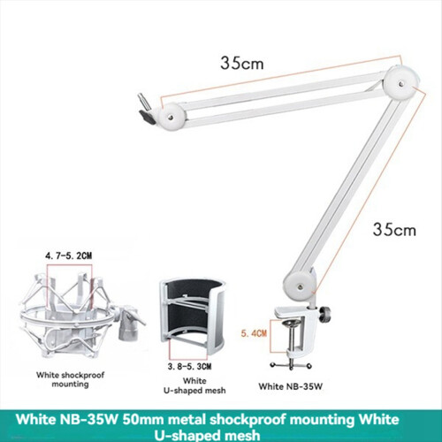 Mic Arm Stand for Recording,Podcasting,Adjustable 2