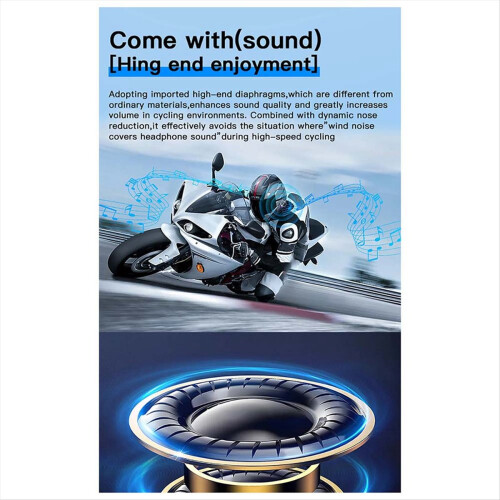 LX5 Motorcycle Helmet Headphones Mesh Intercom for 1