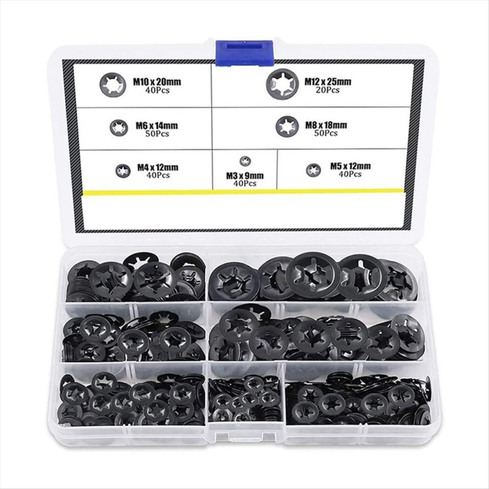 280Pcs Bearing Clamp Washer Retaining Ring Flower 4853967087678