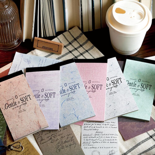 180 Sheets Vintage Decor Scrapbook Paper, Gentle M