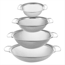 Fine Mesh Paint Strainer, Double Handle Bucket Str