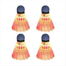 4Pcs Luminous Badminton Balls LED Foamed Plastic S