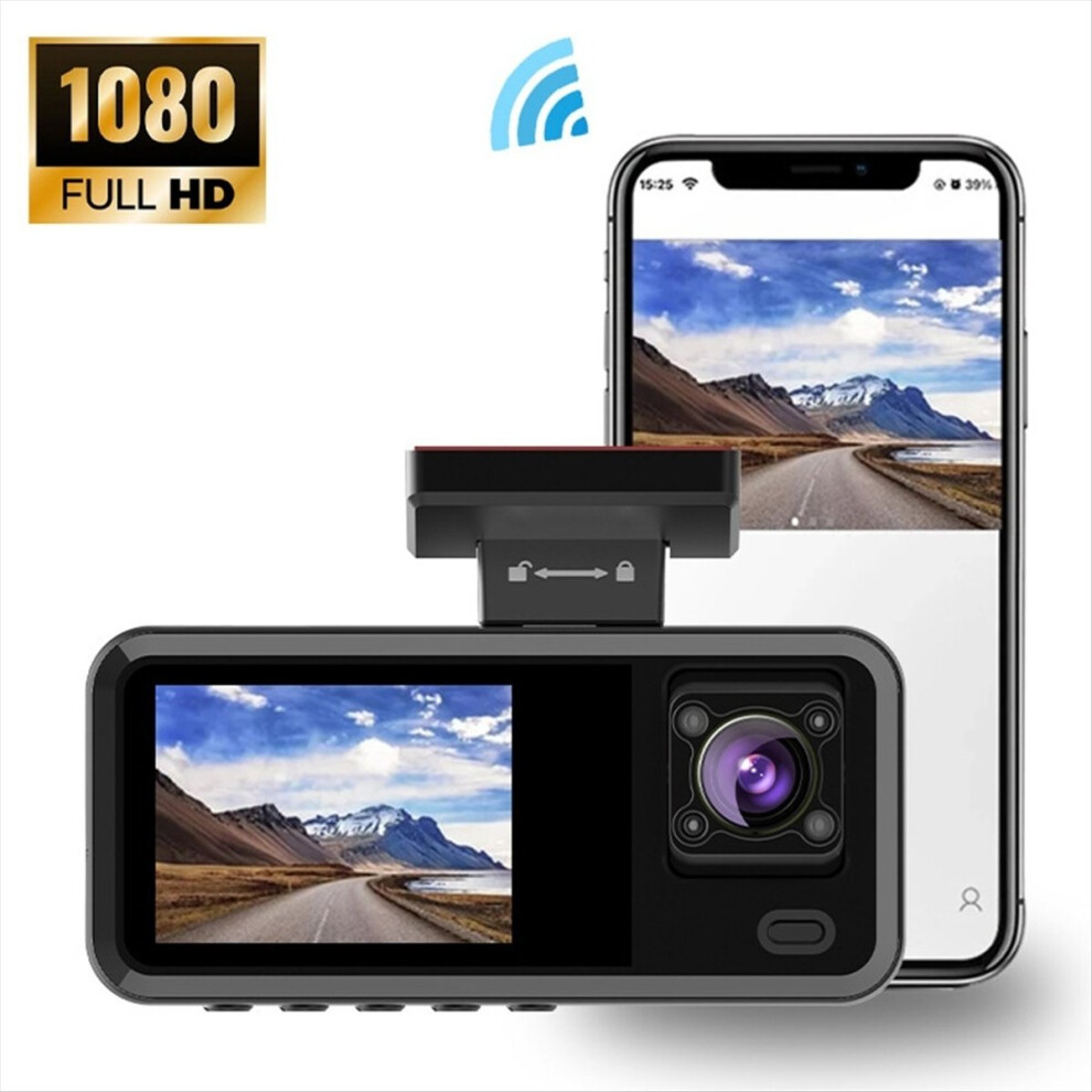 3 Channel Dash Cam For Cars Camera Wifi 1080P Vide 4853967089856