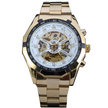 Automatic Mechanical Watch for Men, No Battery Needed Skeleton Timepiece with Luxury Design and Waterproof Luminous Dial, Stainless Steel Strap for Bu