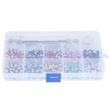 Grommet Kit For Leather Crafts Copper Grommets Easy To Use Practical Grommet Tools With Storage Box Great Value Grommet Tool Kit Brass Eyelets Set