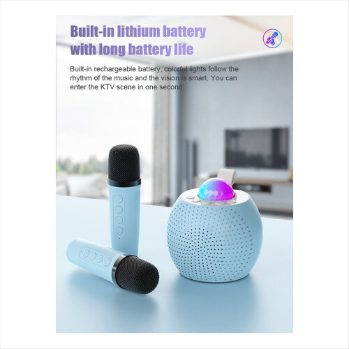 Portable Bluetooth Karaoke Speaker Outdoor Color A 2