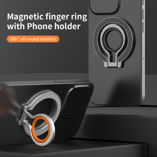 Magnetic Phone Finger Ring Holder Rechargeable Ads 1