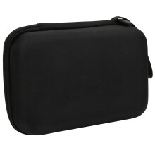 EVA Shockproof Travel Case Waterproof Hard Drive Bag Durable Foam Padding Zippered Closure Internal Accessory Pocket Top Handle Elastic Strap Secure