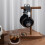 T-Shape Wooden Headset Stand - Desk Headphone Hold 2