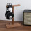 T-Shape Wooden Headset Stand - Desk Headphone Hold 6