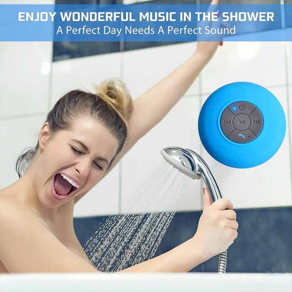 Bathroom Wireless Bluetooth Speaker Suction Cup Mi 4853967092054