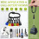 12Pcs Bit Holder Key Chain 1/4Inch Hex Shank Screw 5
