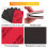 320-3000 Grit Sanding Sponge Set, Fine Foam Pads, 3