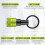 12Pcs Bit Holder Key Chain 1/4Inch Hex Shank Screw 3