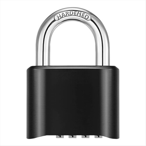 4-Digit Combination Lock Outdoor Padlock Waterproo