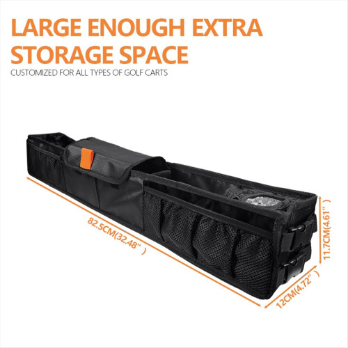 Golf Cart Front Storage Basket with Insulated Cup 2