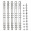 B5 9-Hole Ring Binder Mechanisms, 4 Set Spine Repl 1