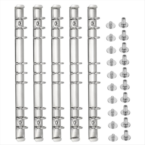 B5 9-Hole Ring Binder Mechanisms, 4 Set Spine Repl