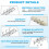 B5 9-Hole Ring Binder Mechanisms, 4 Set Spine Repl 3