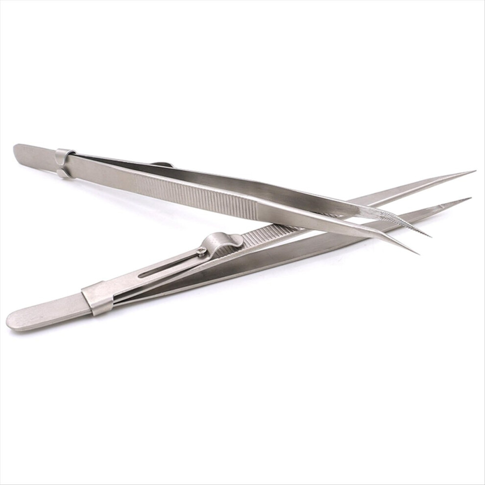 Semoic 2Pcs Precision Tweezers, Model Hobby Making Tools,