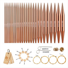 Aluminum Circular Knitting Needles Set Interchange