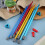 14PCS Stainless Steel Knitting Needles Set Pointed 9