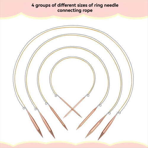 Aluminum Circular Knitting Needles Set Interchange 2