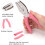 2-Pack Handheld Hole Punch Set, Single Punch, Hear 3