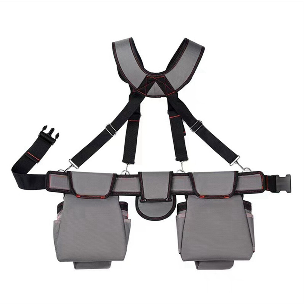 Suspender Tool Belt With Pouches Portable Large Ca 4853967095437