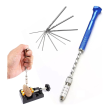 Pin Vise Hand Drills Bits Set with 0.8-3 mm Micro-